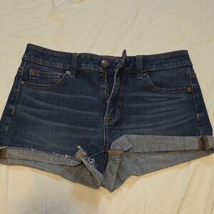 American Eagle Outfitters Dark Blue Jean Shorts
